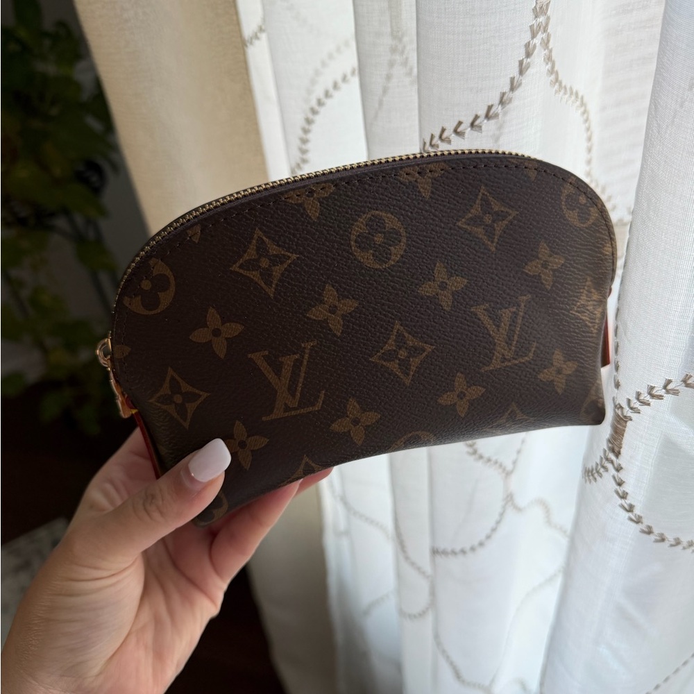 Monogram Cosmetic Pouch - Brown